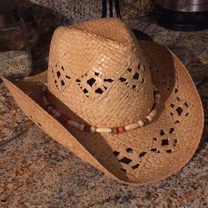 Beautiful western straw hat